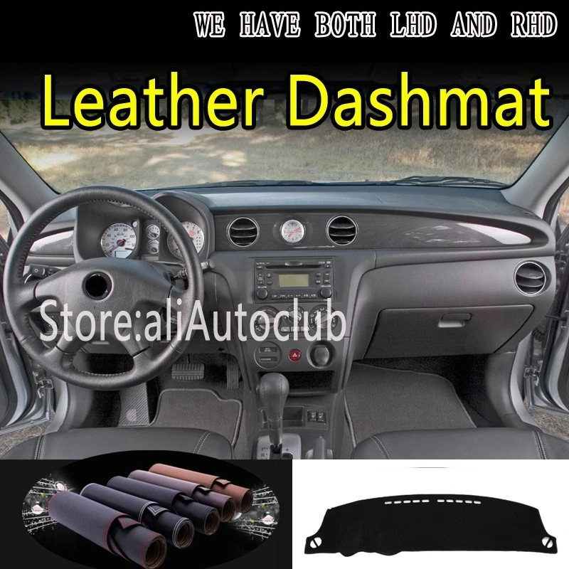 Leather Dashmat Dashboard Cover Pad Dash Mat For Mitsubishi Montero  Outlander Airtrek 2001 2006 AccessoriesAnti-slip Sunshades AliExpress