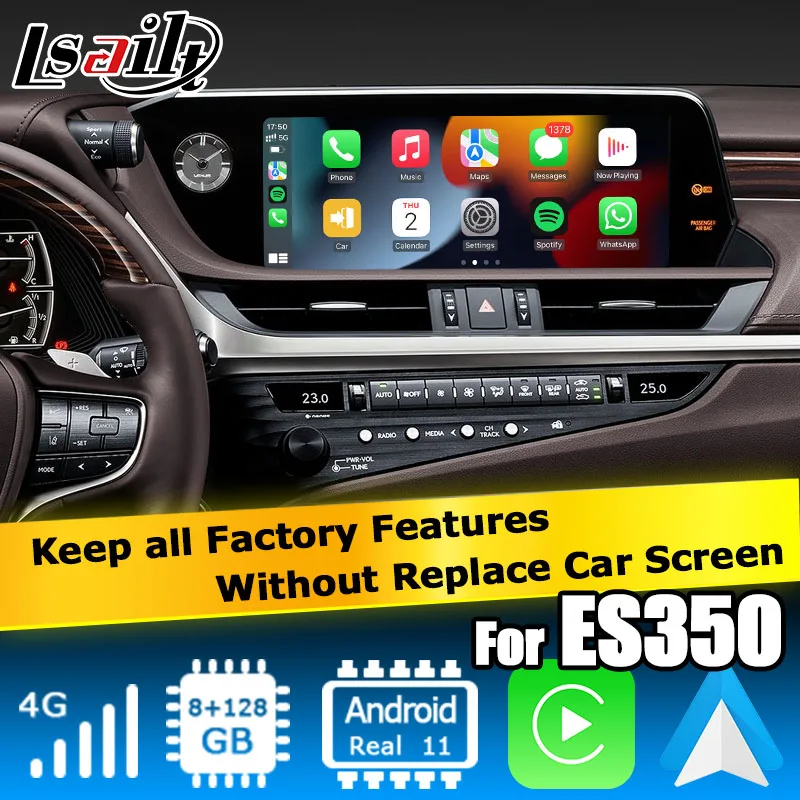 

8+128GB Android 11 / CP AA interface box for Lexus ES300h ES350 ES250 ES touchpad control video interface lsailt
