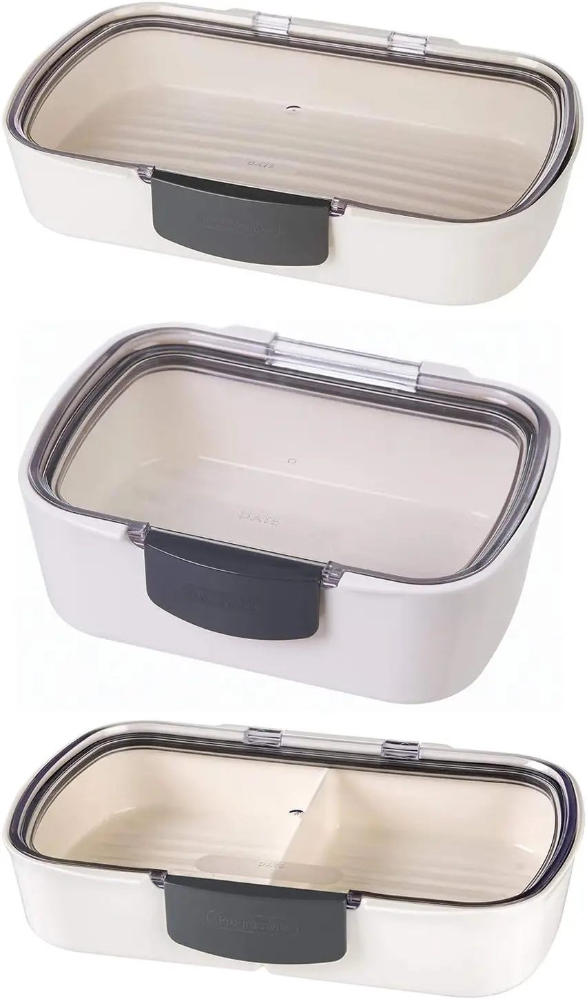 

Air Tight Sealed Food Storage Container 3 Piece Set Insulated lunch box Picnic Lunch box warmer heat boxes Bolsa térmica almuer