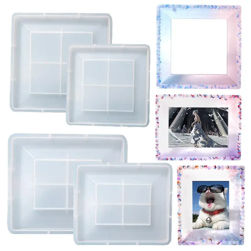 Photo Frame Silicone Mold For Epoxy Resin Square Photo Frame DIY Epoxy