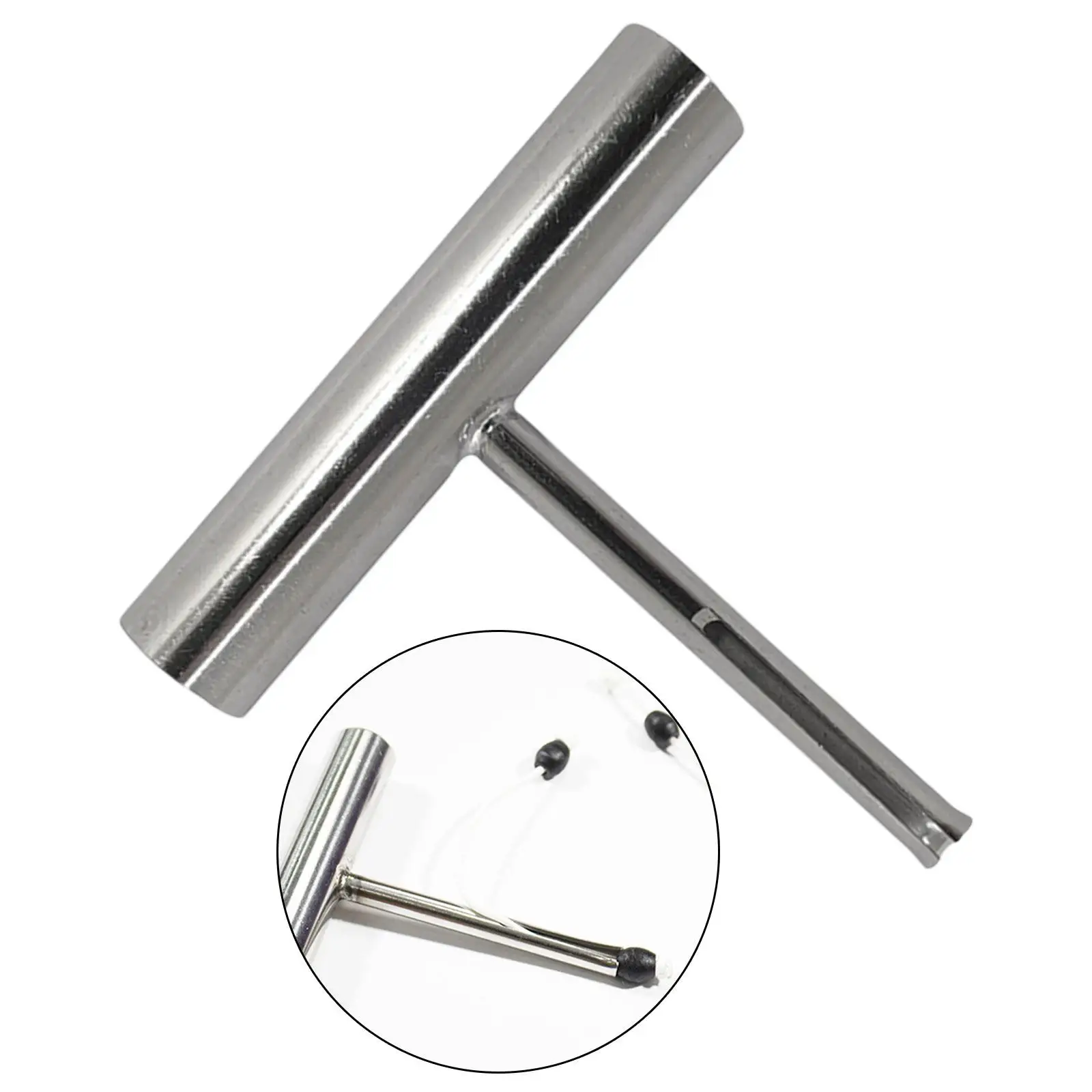 Diving Fishing Latex Tube Tool T Shaped Professional Equipment Wishbone Insertion Tool for Enthusiasts Spearfishing Easy Install