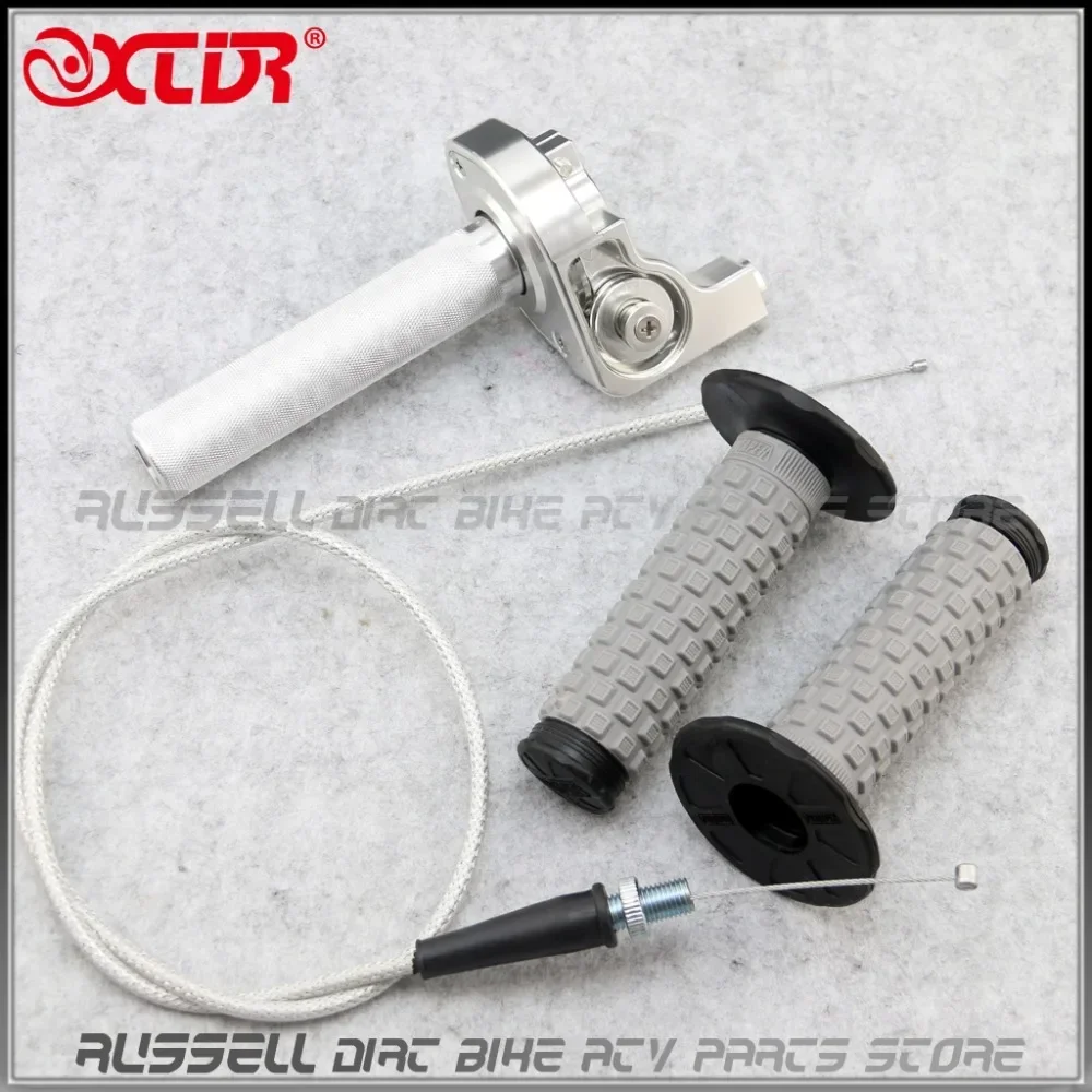 Hand Throttle Grip Twist Cable For CRF50 CRF70 KLX110 CRF150F/R CRF250 CRF450 KLX450R KX250 KTM SX SXS EXC EGS Dirt Pit Bike