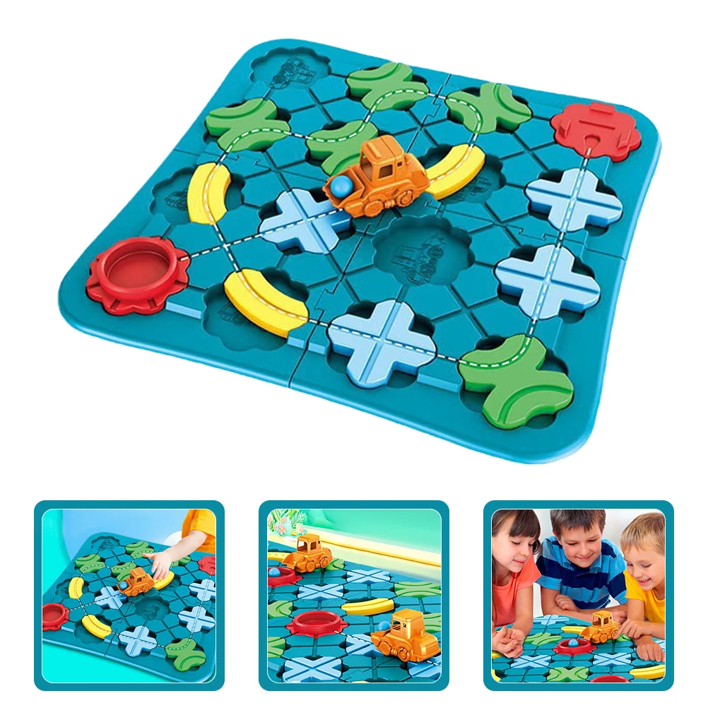 

1 комплект мышления, развивающие игрушки для малышей, головоломка, трек, автомобиль, игрушки для малышей, набор мультяшных игрушек
