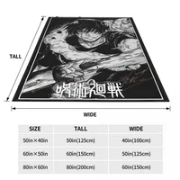 Toji Fushiguro Knife Jujutsu Kaisen Flannel Summer Air Conditioning Soft Throw Blankets for Sofa Bedroom Bedspread 6