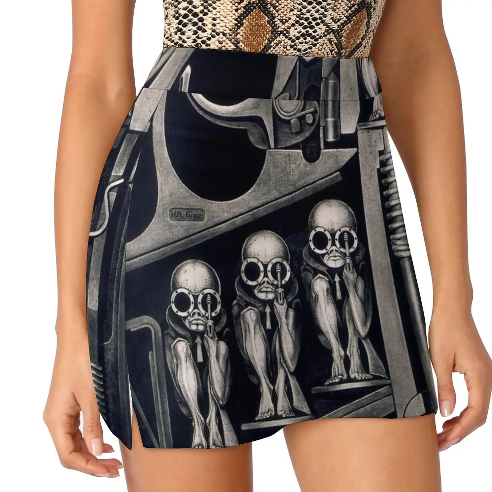 

Женская футболка Giger при рождении, юбка-брюки, сексуальная юбка в Корейском стиле, женская одежда, шорты для женщин