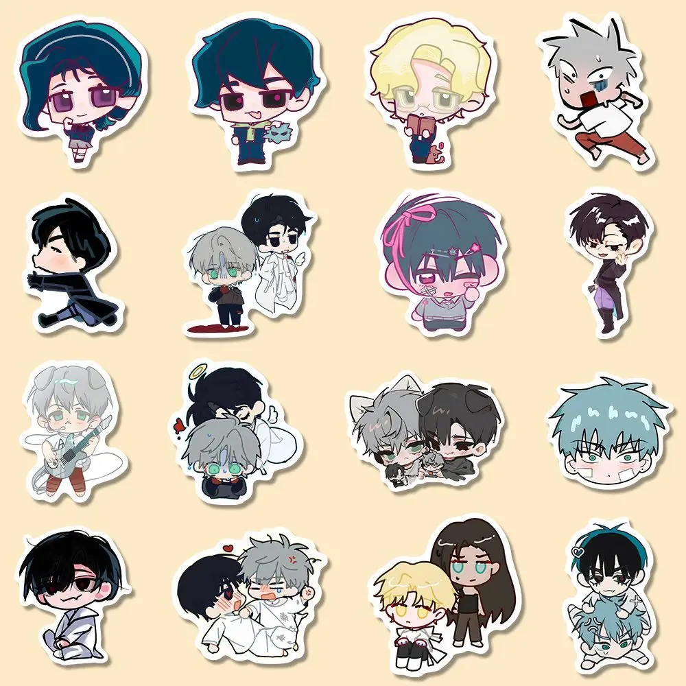Alien Stage Sticker Anime Waterproof Sticker Cute Student Stationery Children School Supplies Decorative Friend Gift transfer sticker watch dial sticker