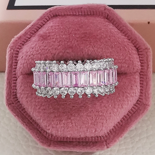 Wedding Band Eternity Ring For Women Big Gift For Ladies Love Wholesale Lots Bulk Jewelry R5578