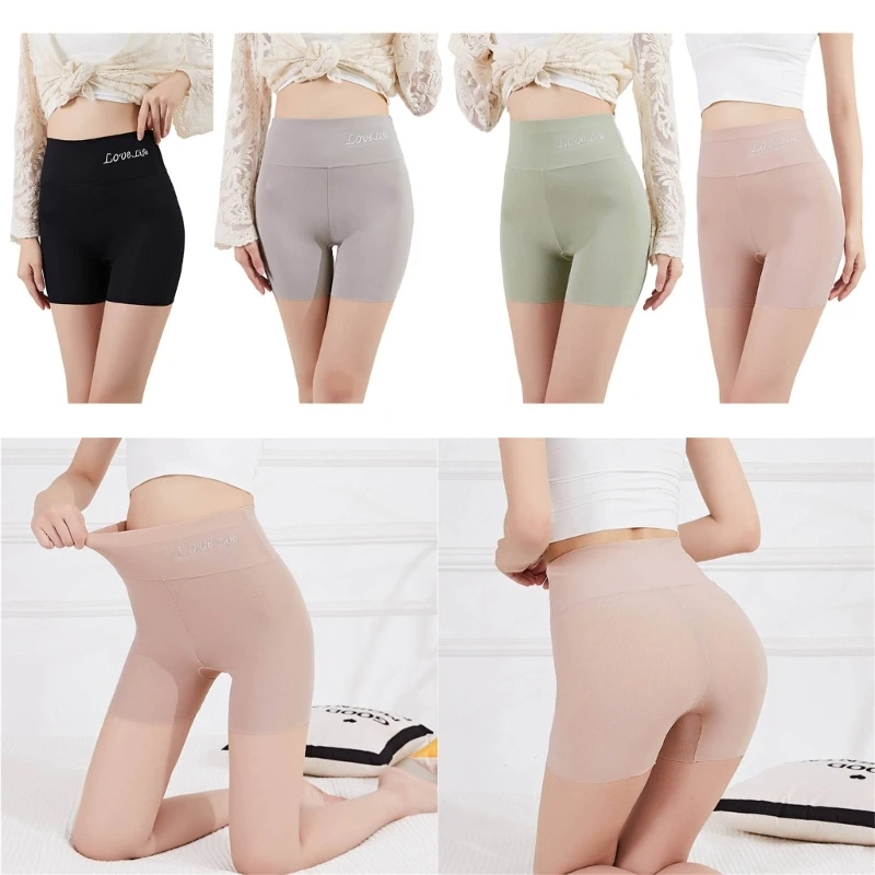 Women Seamless Slip Shorts for Under Dress Safety Pants Soft