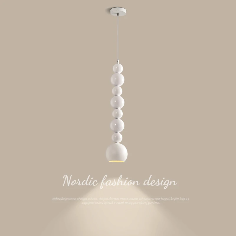 

Butter wind bedside chandelier bedroom long line lamp Bauhaus creative gourd lamp designer decorative small chandelier