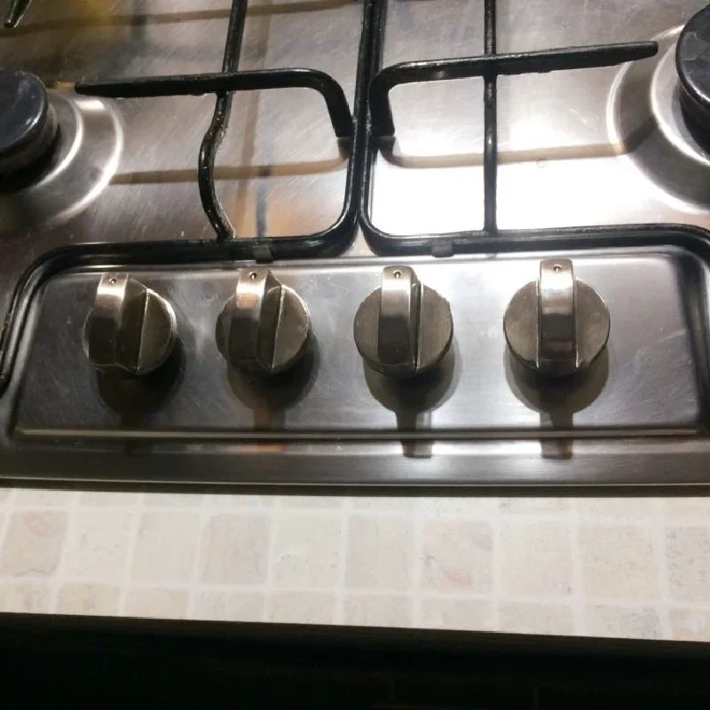 Metal Gas Stove Cooker Knobs Adapter Oven Switch Control Locks Cookware Parts Replacement Universal 6/8mm Gas Stove Control Knobs