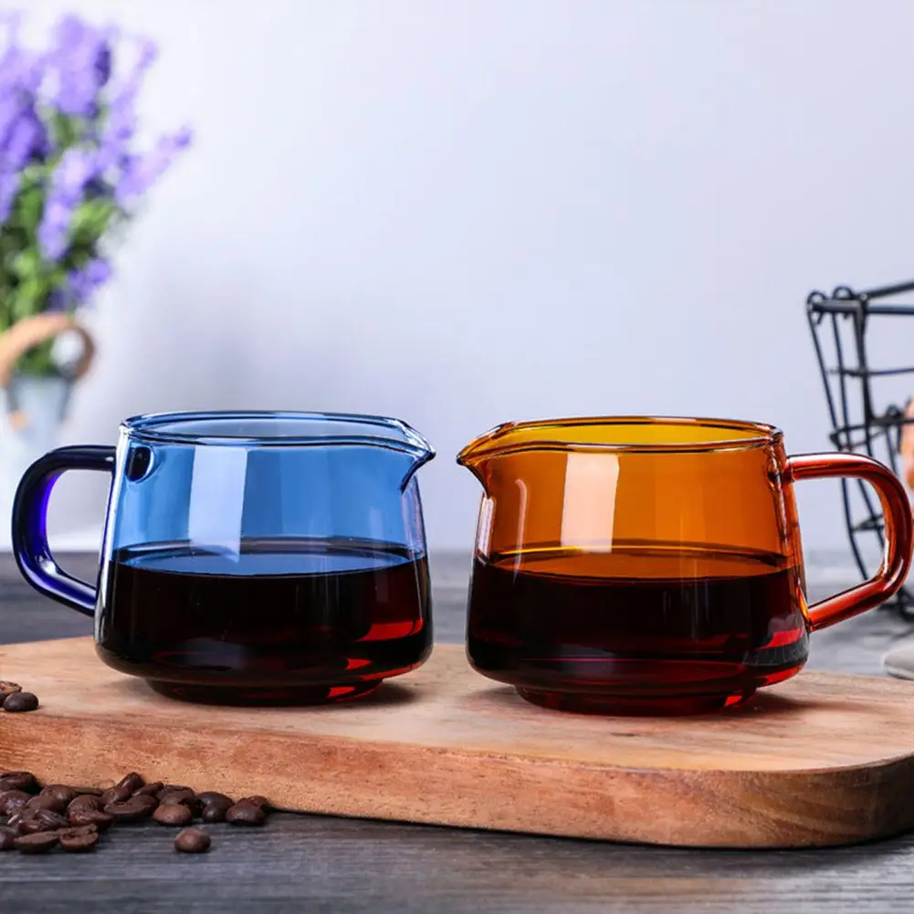 High Temperature Resistant Glass Coffee Pot 300/550ml Pour Over Range Coffee Server Carafe Drip Cup Milk Jug Tea Kettle
