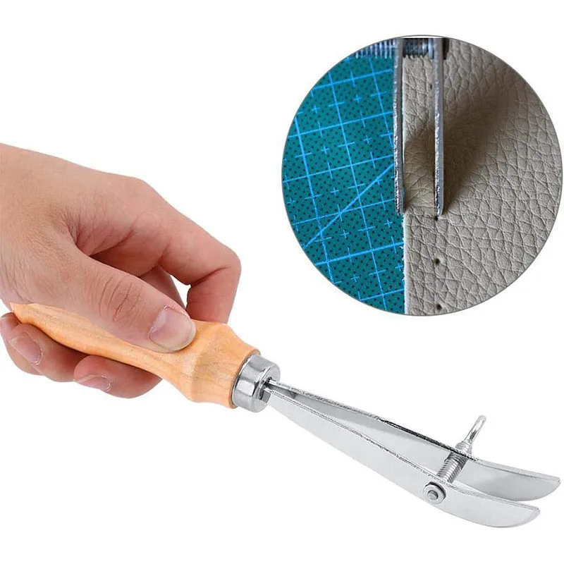 DONYAMY-Adjustable Outside Edge Creaser Leather Craft Tools DIY Handmade