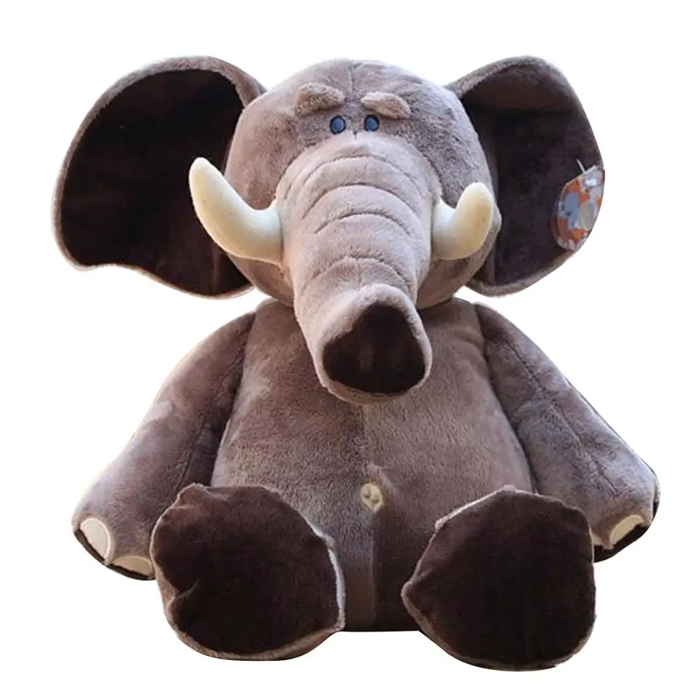 25CM Jungle Brothers Plush Stuffed Toy Elephant Animals Dolls for Kid Gifts 1