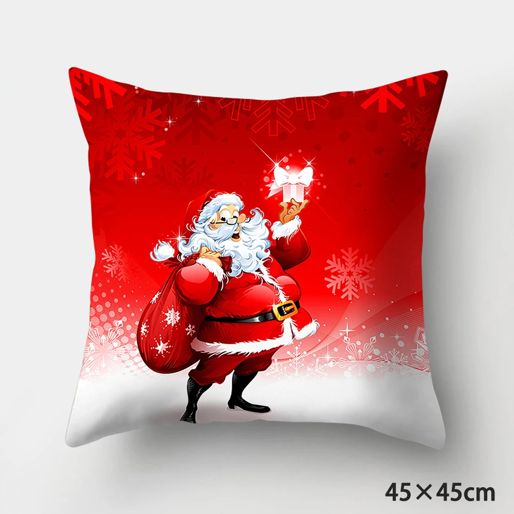 thumbnail image 1 of Cojines navideños Feliz Año Nuevo 2022 Patrones de decoración de bodas Regalos para el hogar, 1 of 5