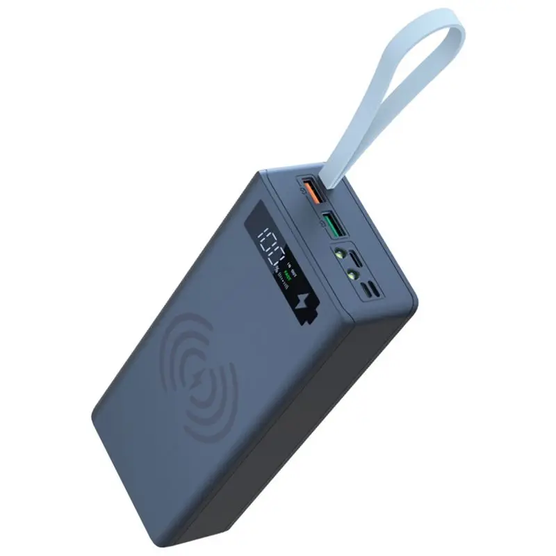 ABIJ-USB 16X18650 배터리 뱅크 케이스 스마트폰 충전용 LED 조명 탈착식 배터리 충전 보관함