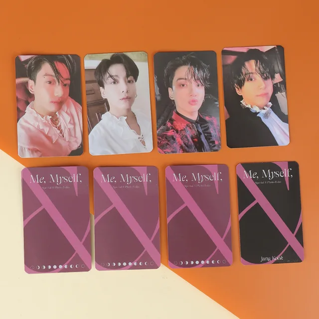 4Pcs/ Kpop Jungkook Photocards Lomo Card 2023 Album Me May Bhotocard Festa Photo Cards Hyunjin Stray Kids Accessoreis - Image 2