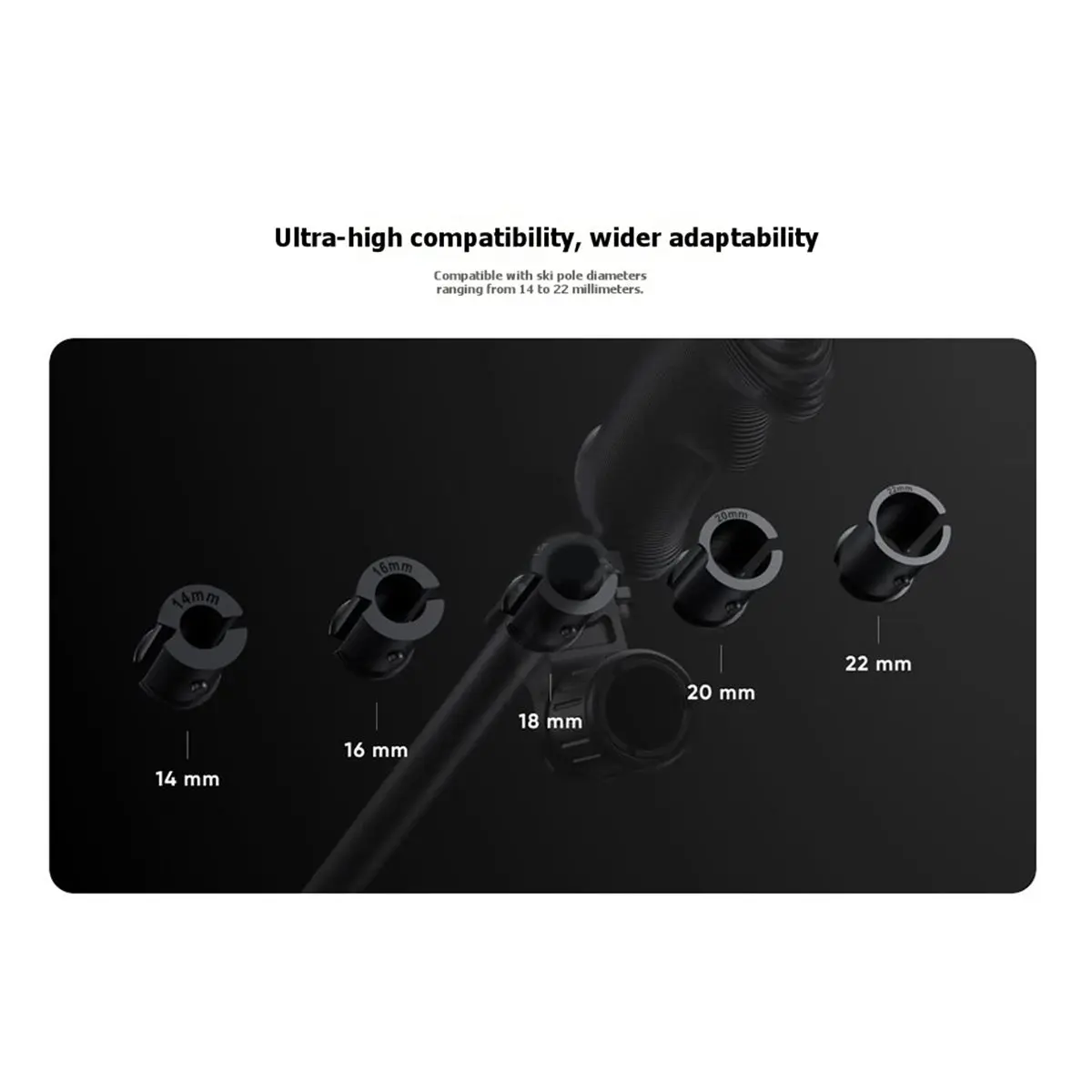 Insta360 ONE X5/ONE X4 스노보드 촬영용 A10R 스키 폴 마운트 360 카메라 연장 브래킷