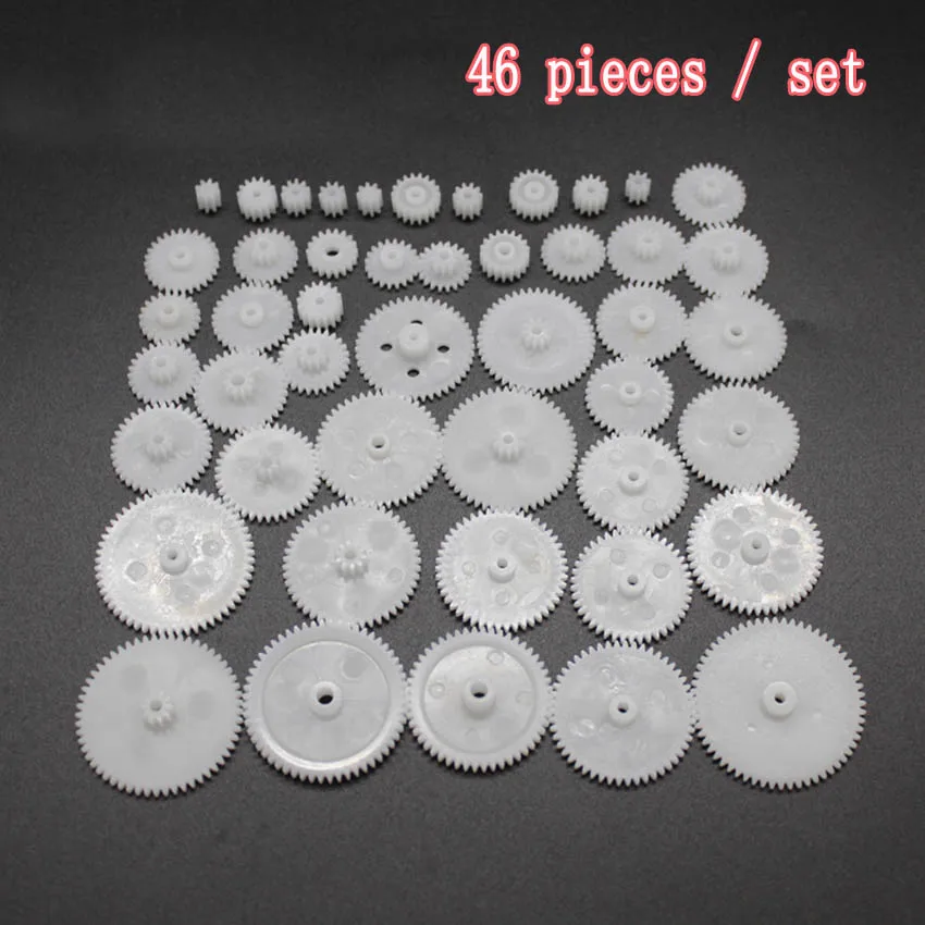 Description Picture 5 of item90PCS/set styles Plastic All Module 05 Robot Parts Reduction Gear Bag Toothed Wheels Gears DIY Motor Gear Toy Accessories