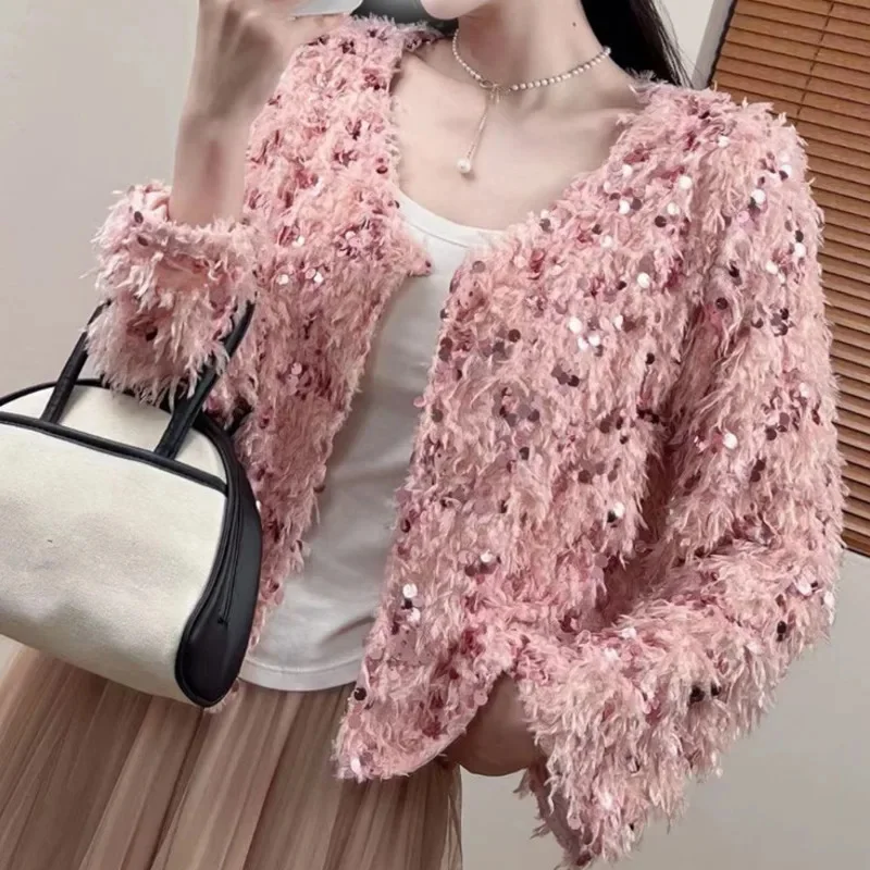 

Платье-кардиган женское осенне-зимнее с V-образным вырезом и длинным рукавом