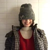 Korean Metal Bow Knitted Hat Ins Style Cute Y2K Girls' Hat Autumn and Winter Personalized Fashion Warm Ear Protection Hat 5