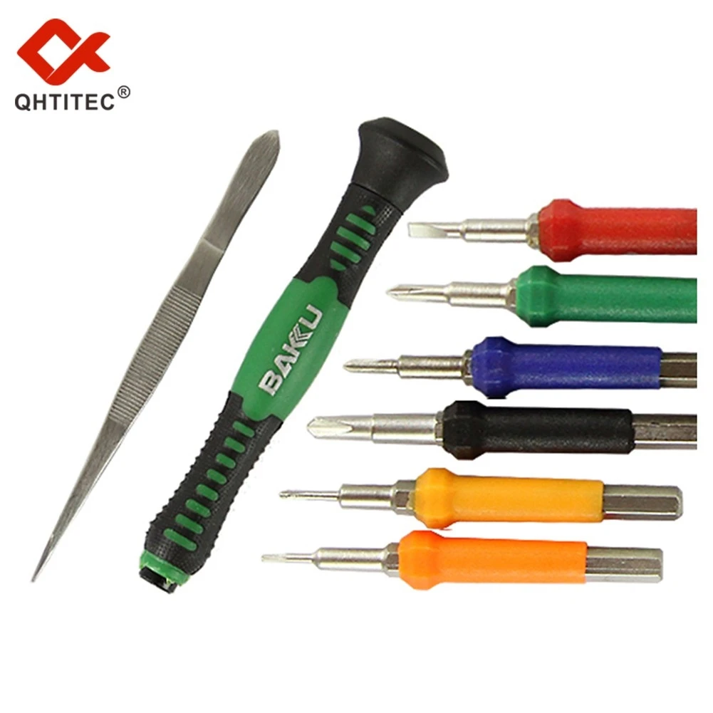 QHTITEC 12 In 1 Mini Precision Screwdriver Set Repair Open Tools Kit