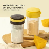 Grated Cheese Shaker Bottle Clear Spice Dispenser With Lid For Cumin Sesame Seasoning Jar Barbecue Tool Kitchen Container 2