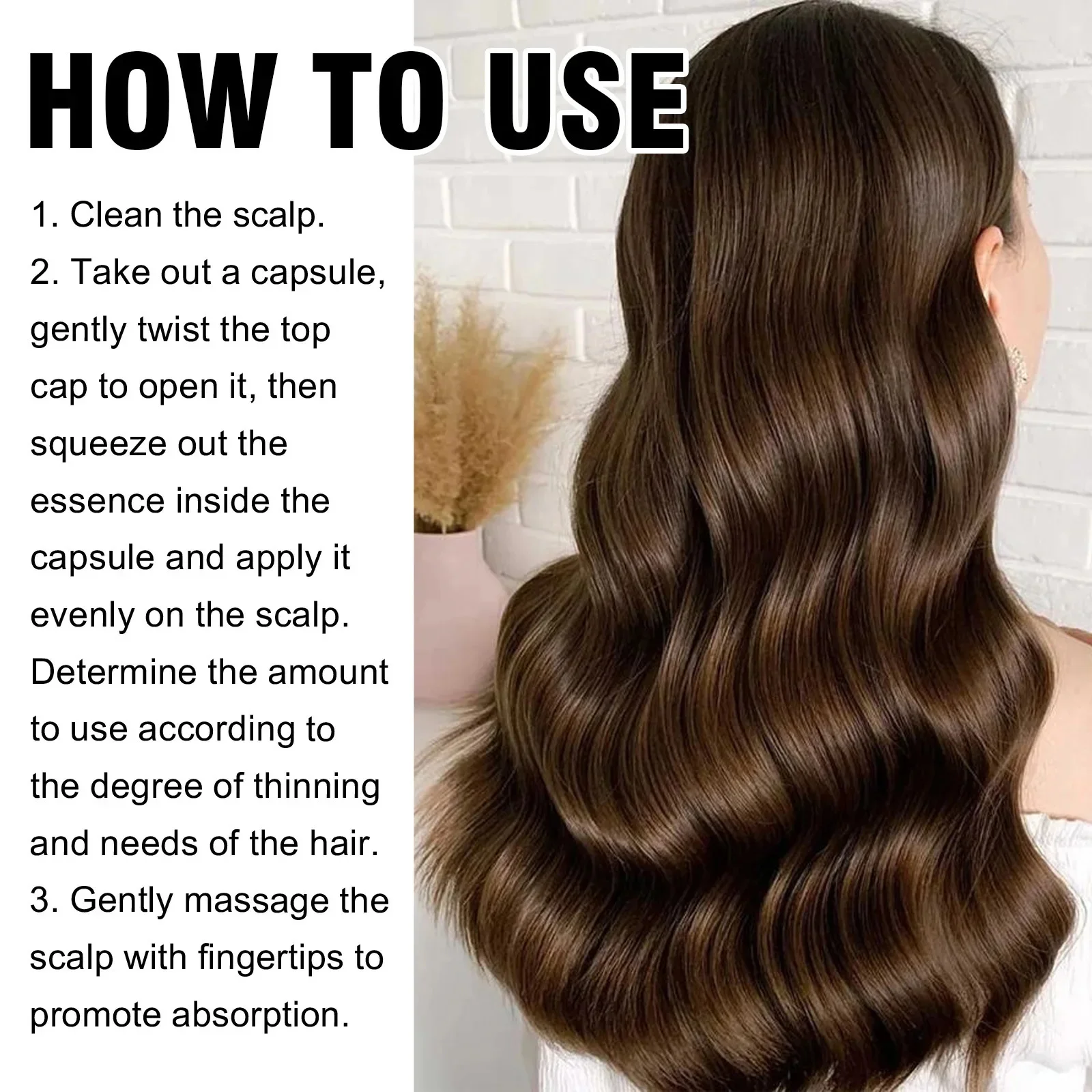 Hair Growth Serum 7 Days Fast Regrowth Essential Capsule Anti Hair loss Baldness Repair Damaged Scalp Treatment For Women Men hair care products,white hair treatment serum