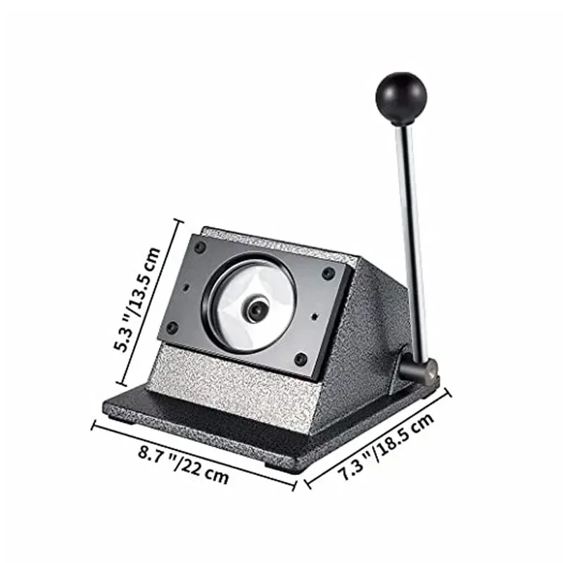 Round Badge Paper Cutter Punch Die Cutter Button Maker Circular DIY Button Badage Paper Card Cutting Machine 25/32/44/58/75mm paper cutter,circular cutter