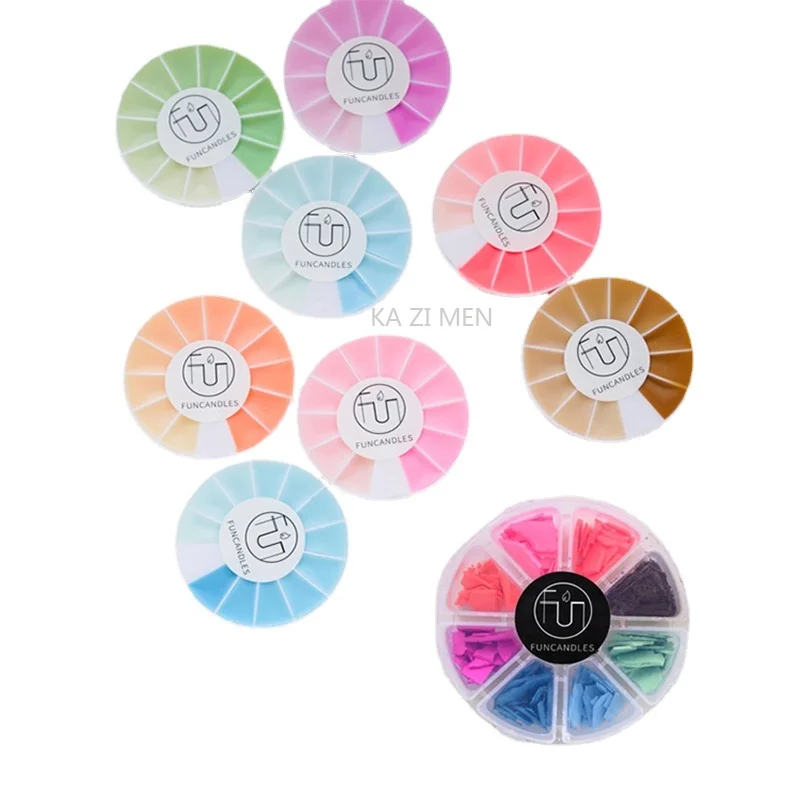 Macaron-colored Candle Pigment 16-color Does Not Smudge Candle Set Dye DIY Scented Soybean Making Supplies