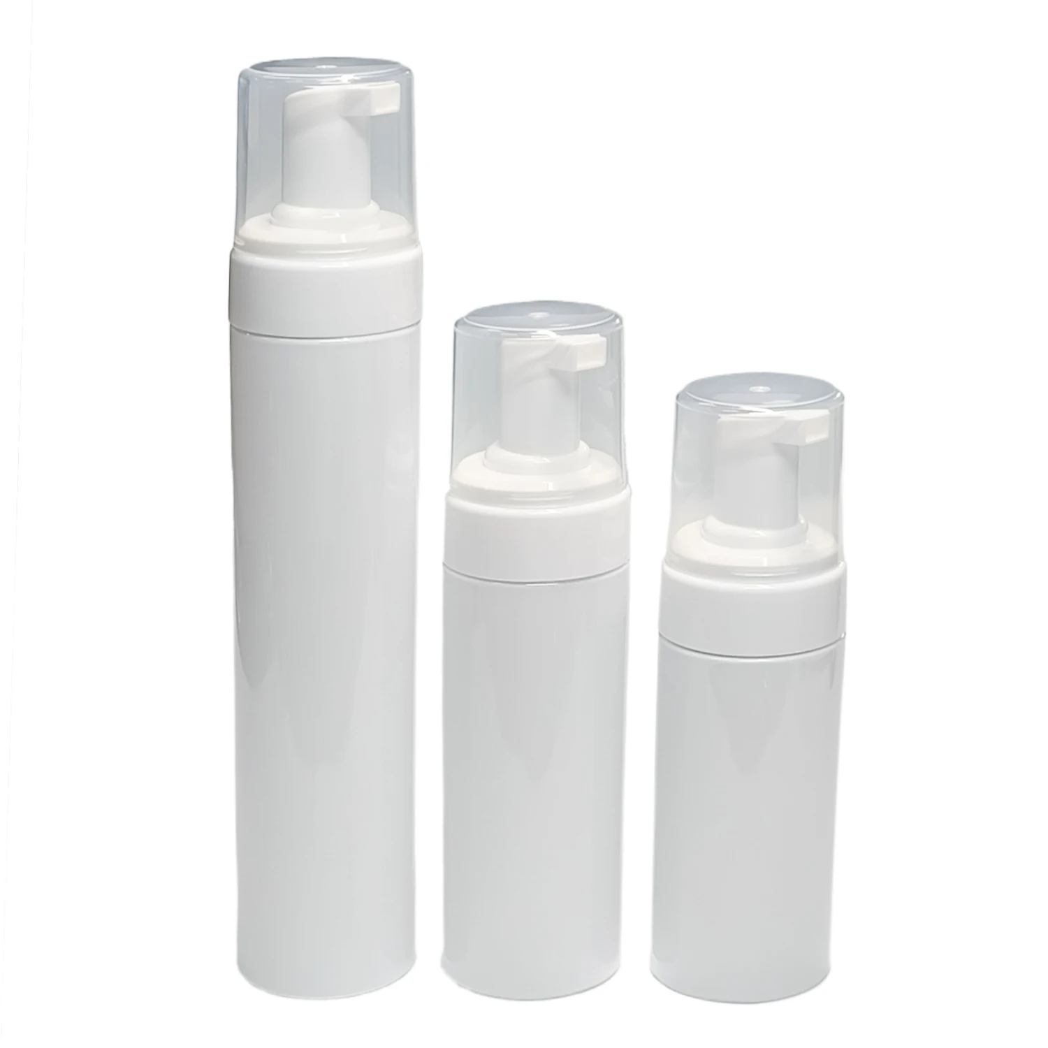 Plastic Foaming Dispenser Bottle for Shower Gel and Cosmetics - Refillable Pump