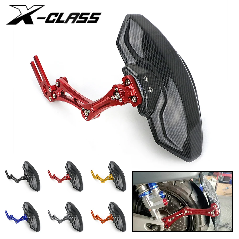 Motorcycle Mudguard Rear Fender Extension Splash Pad CNC Aluminum Accessories for YAMAHA NVX AEROX NMAX 155 EXCITER 150 MSX125 | Автомобили