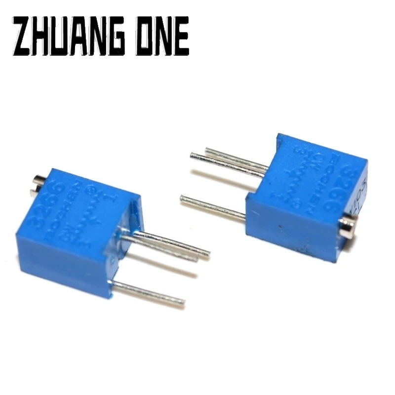 10PCS 3266W Adjustable Precision Potentiometer 1K 2K 5K 10K 20K 50K 100K 200K 500K 103 1M 101 201 501 100R 200R 500R 100 200 500