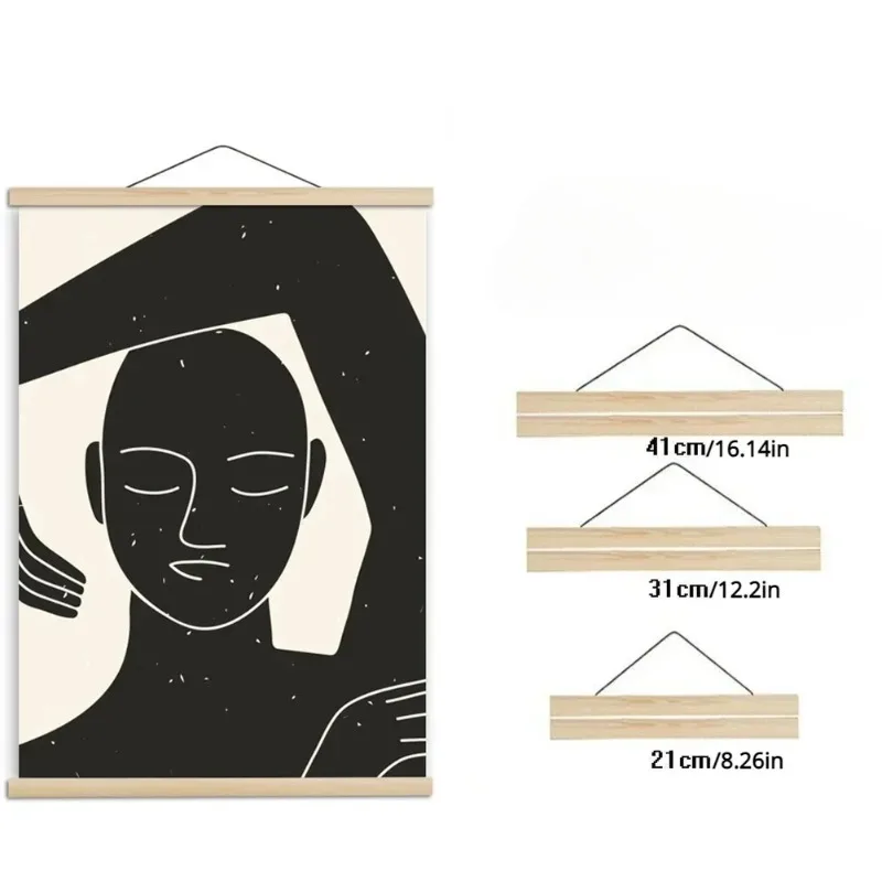Photo Frame Wood Canvas Frame Wood Photo Frame Wood Frame Wood Picture Frame Art Frames 1 Set Wood Diamond Painting Poster Hanger Canvas Painting Frame Art Craft Hanging Frame Poster Photo Marcos De Fotos