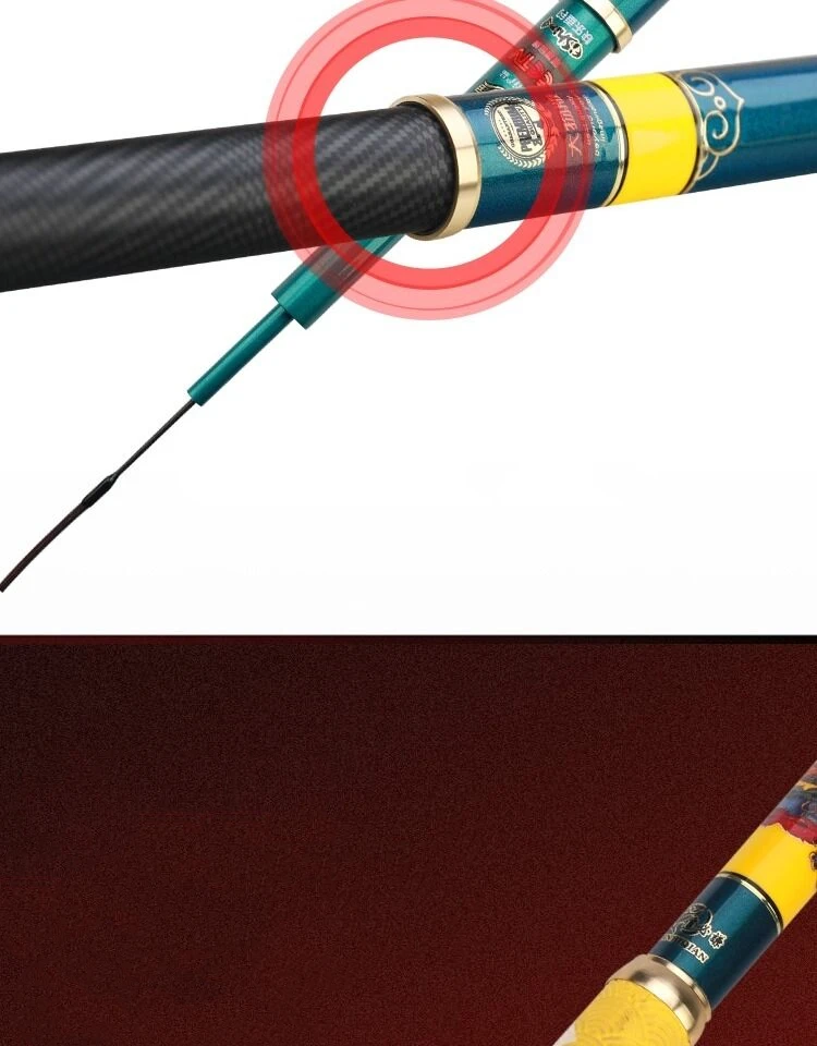 20H Super Hard Angelrute 19 Melodie Hohe Carbon Schwere Angeln Gewicht Taiwan Power Hand Stange Starke Taille Festigkeit canne eine Peche – Detail 6