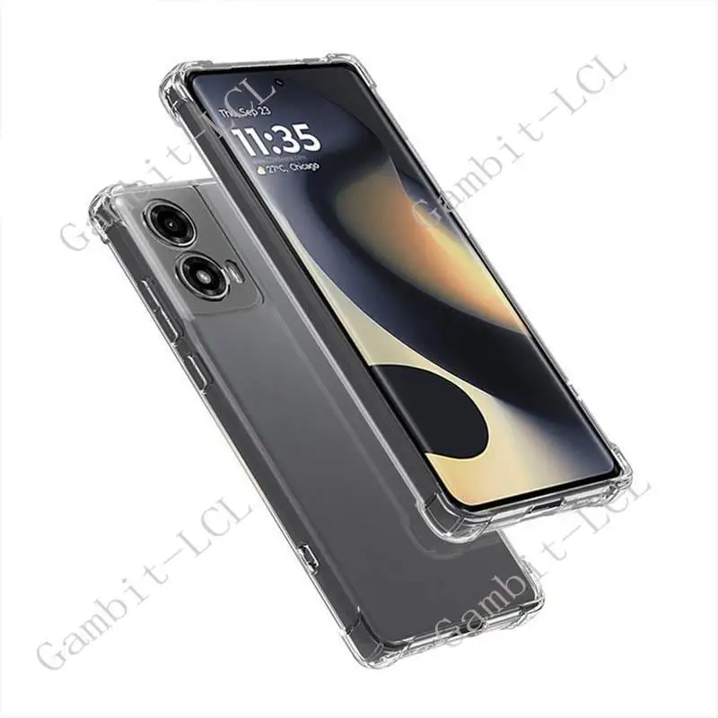 Enhanced Shockproof Silicone TPU Back Cover - Anti-Falling Protection Case for Motorola Moto G85 S50 Neo