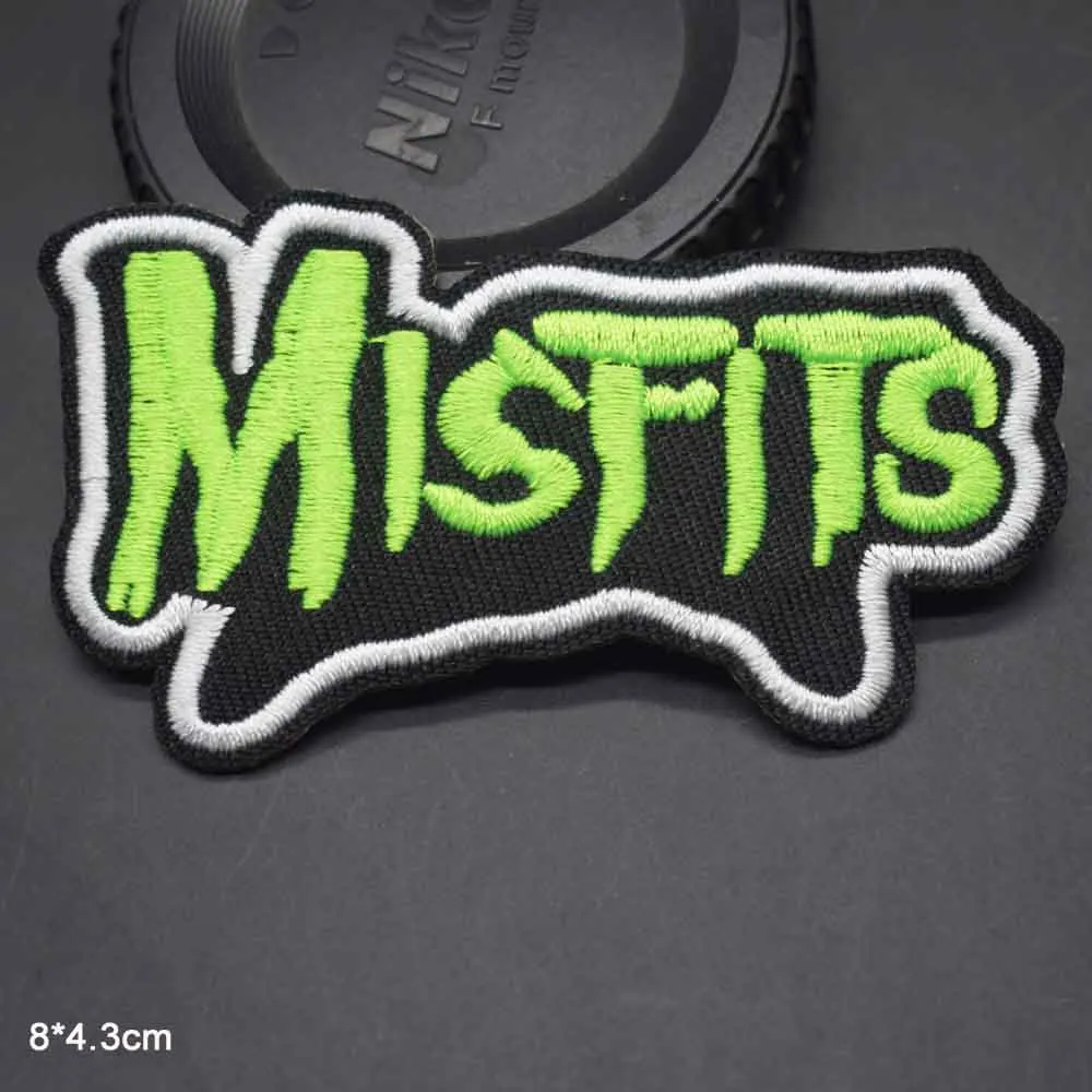 Rock N Roll Music Embroidered Iron-On Patch
