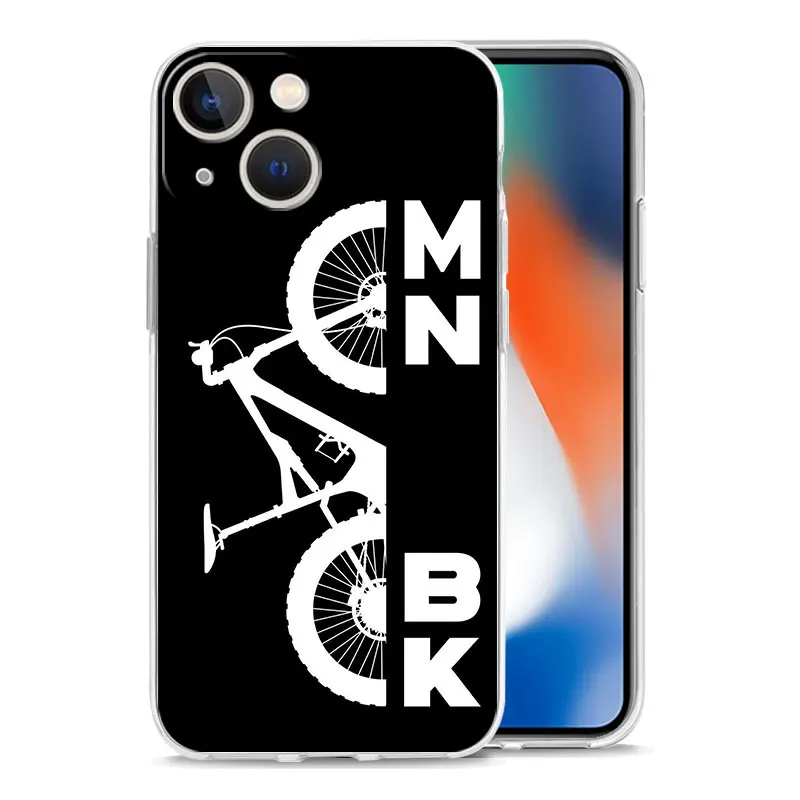 Mountain Bike Cycling Art Phone Case Cover