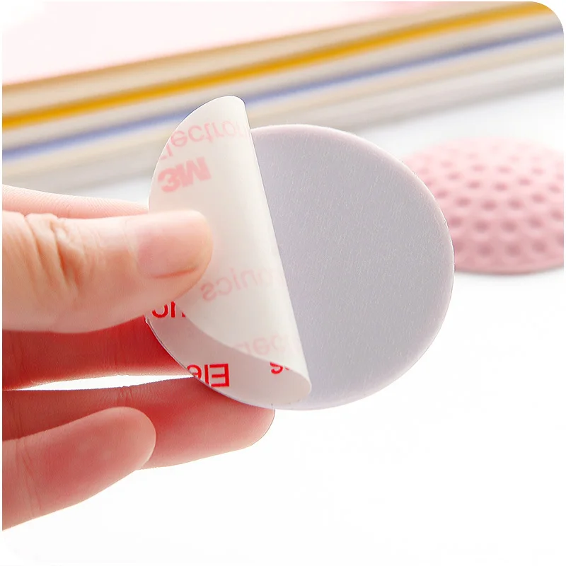 Soft Rubber Pad To Protect The Wall door stopper silicone door stopper door stopper bumpers Self Adhesive Door Stopper Golf Modelling Door Fender Stickers (White/Blue/Pink/Green/Purple)