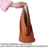 Camera Square Protective Wrap Anti-scratch Lens Wrapper Microfiber Storage Cloth Magic Self-Adhesive Cloth Camera Lens Cleaners 5