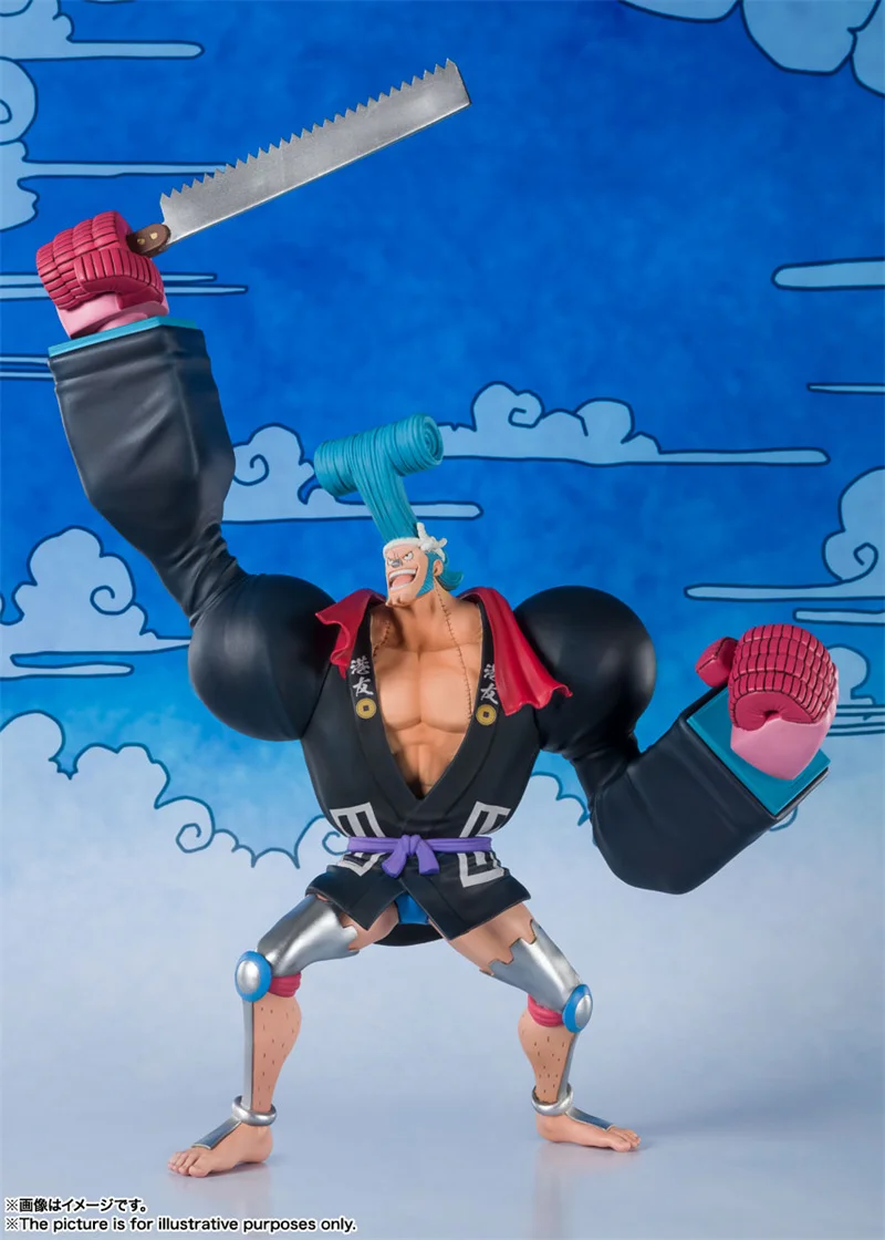 

Bandai Original 22Cm FiguartsZERO Franky Action Figure ONE PIECE Anime Figure Toys For Kids Gift Collectible Model Ornaments