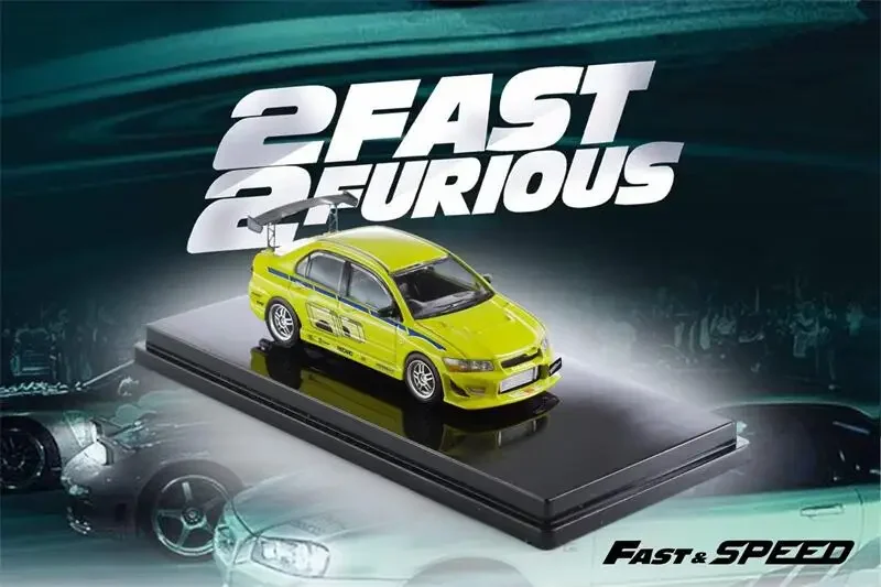 **Pre-order** Fast Speed FS 1:64 Lancer Evolution EVO VII FNF Fast & Furious Green limited999 Diecast Model Car