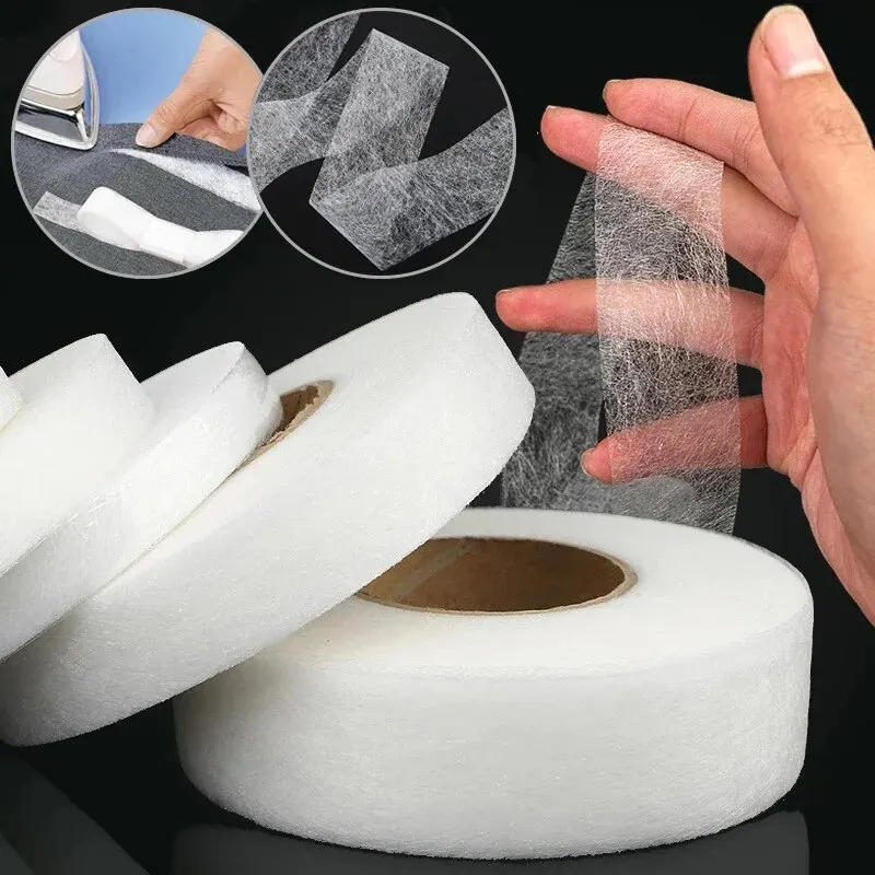 Hot Melt Double Sided Tape 1Pc For Pasting Double-Sided Non-Woven Fabric Lining and Fusible Lining in Clothing Sewing Supplies