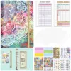 A6 Budget Binder Planner With Monthly Schedule Envelopes Colorful PU Leather Notebook Binder With 8 PCS A6 Binder Pockets 1