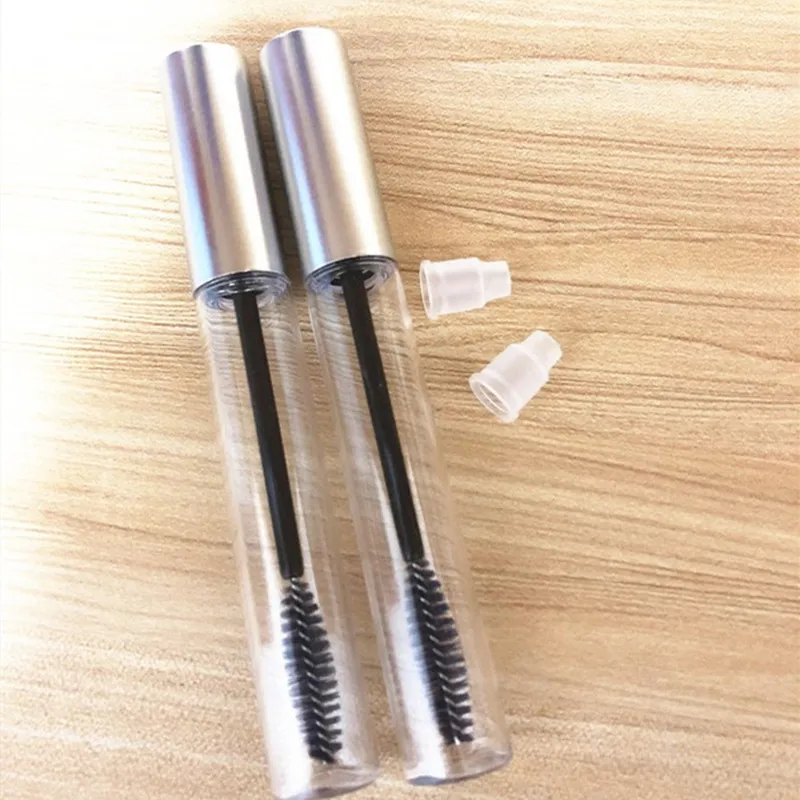 Frasco de tubos para máscara de cílios 12ml, recipiente de frasco líquido  recarregável preto, embalagem para maquiagem - AliExpress