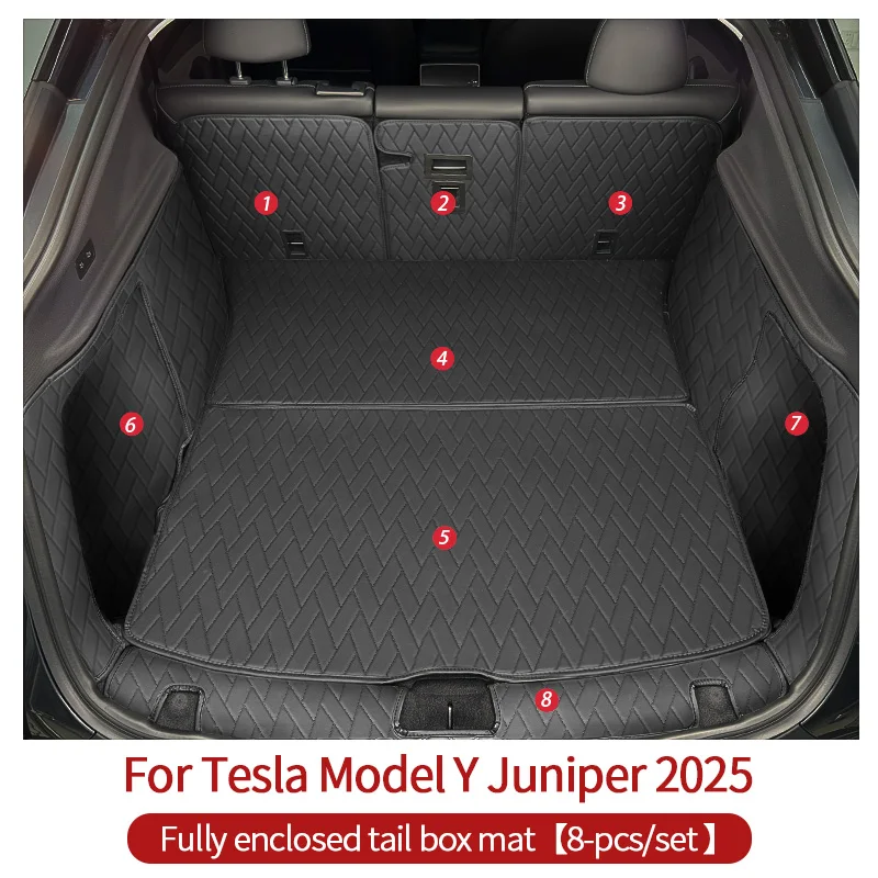 QWORK® Tapis De Coffre Compatible Avec Tesla Model Y