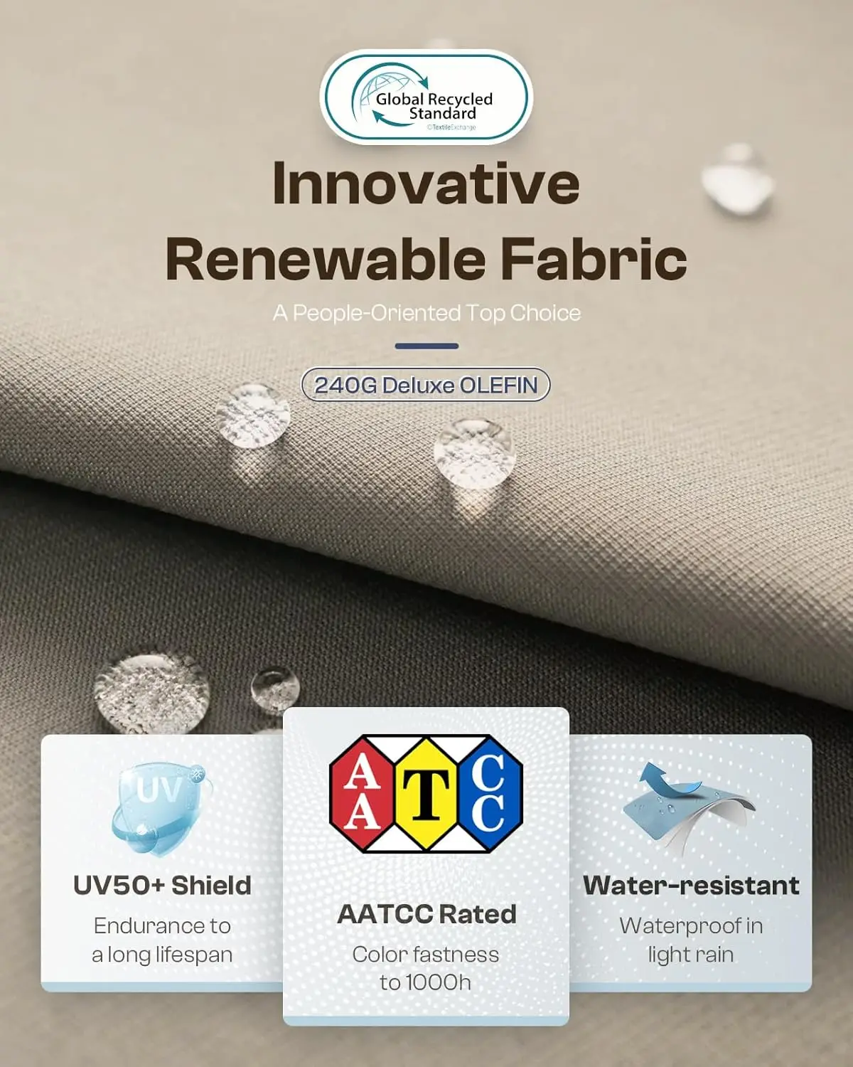 5-Piece Aluminum Patio Conversation Set 6