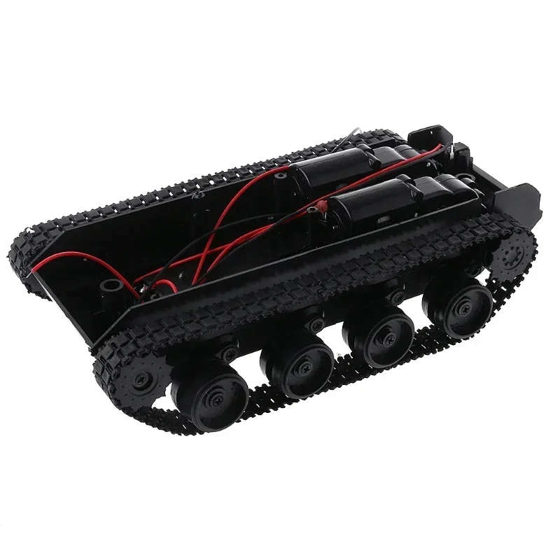 Kit châssis tank robot RC à chenilles assemblé, avec moteur 130, idéal pour projets DIY