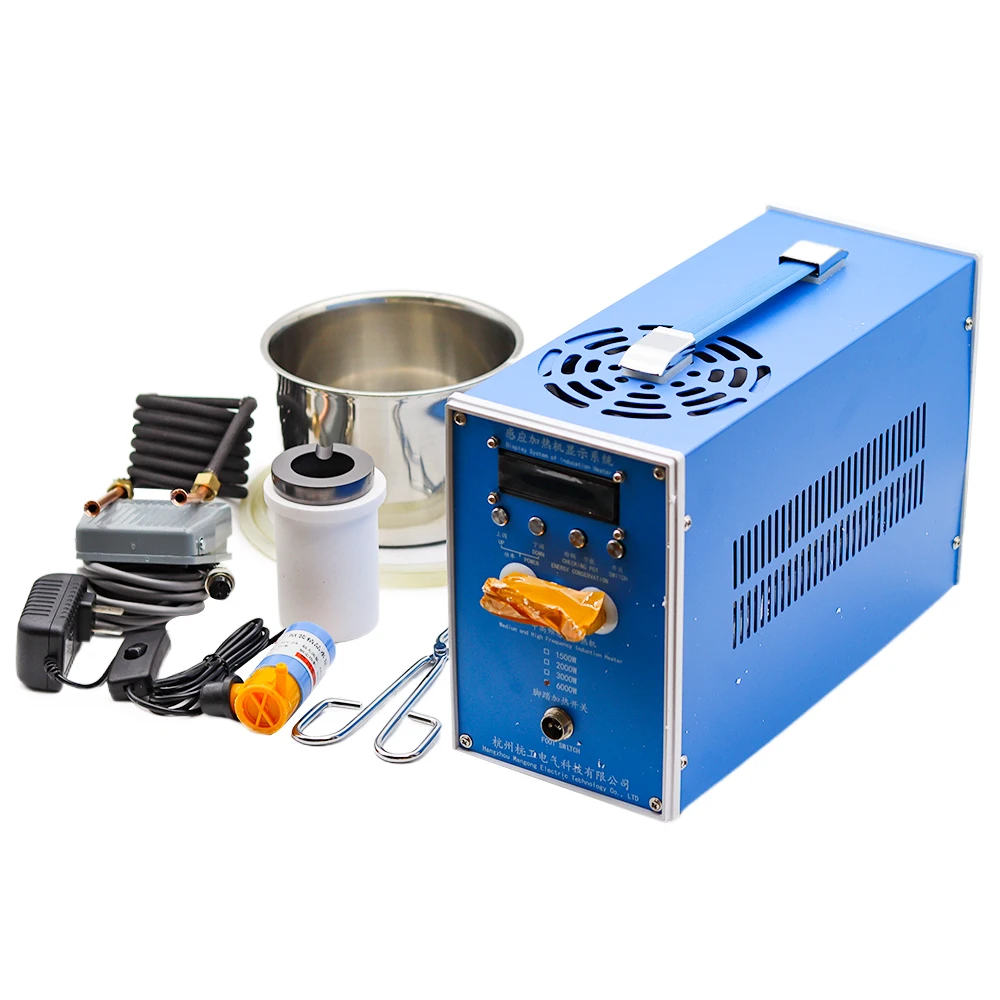 

6KW Induction Heater Induction Heating Machine 110V/220V Metal Smelting Furnace High Frequency Welding Metal Quenching Equipment