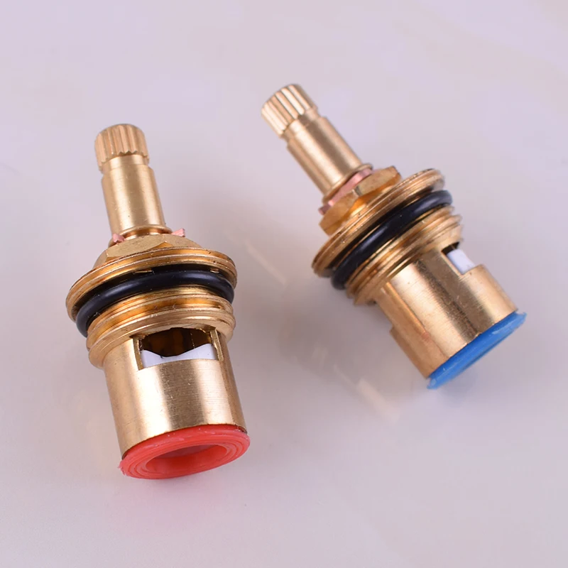 Tap Valve Cartridge Replacement Ceramic Disc gland Quarter Turn 20 teeth 1/2" faucet cartridge