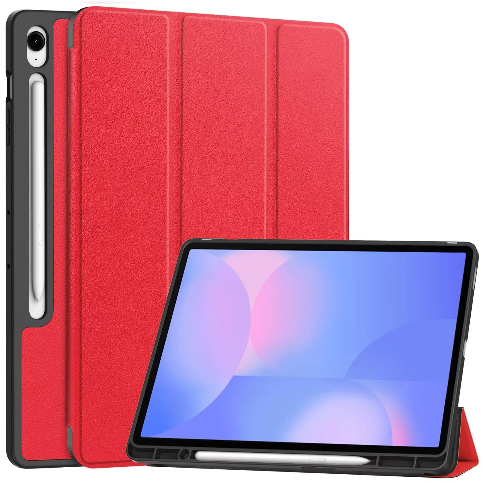 Premium Tri-Folding Stand Cover with Pen Slot and Magnetic Closure